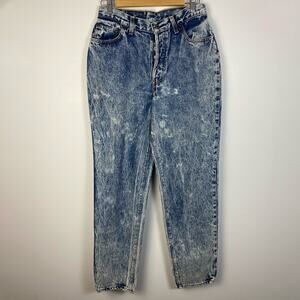 VTG Levis 501 XX Jeans Womens 13 Acid Wash High Waisted Button Fly Made in USA